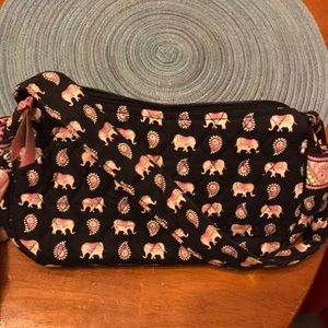 Vera Bradley pink elephants purse